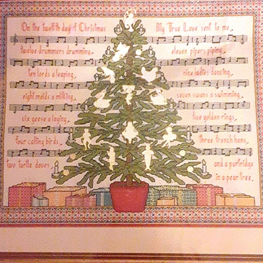 Charmables Counted Cross Stitch Kit 12 Days Of Christmas By Needleform